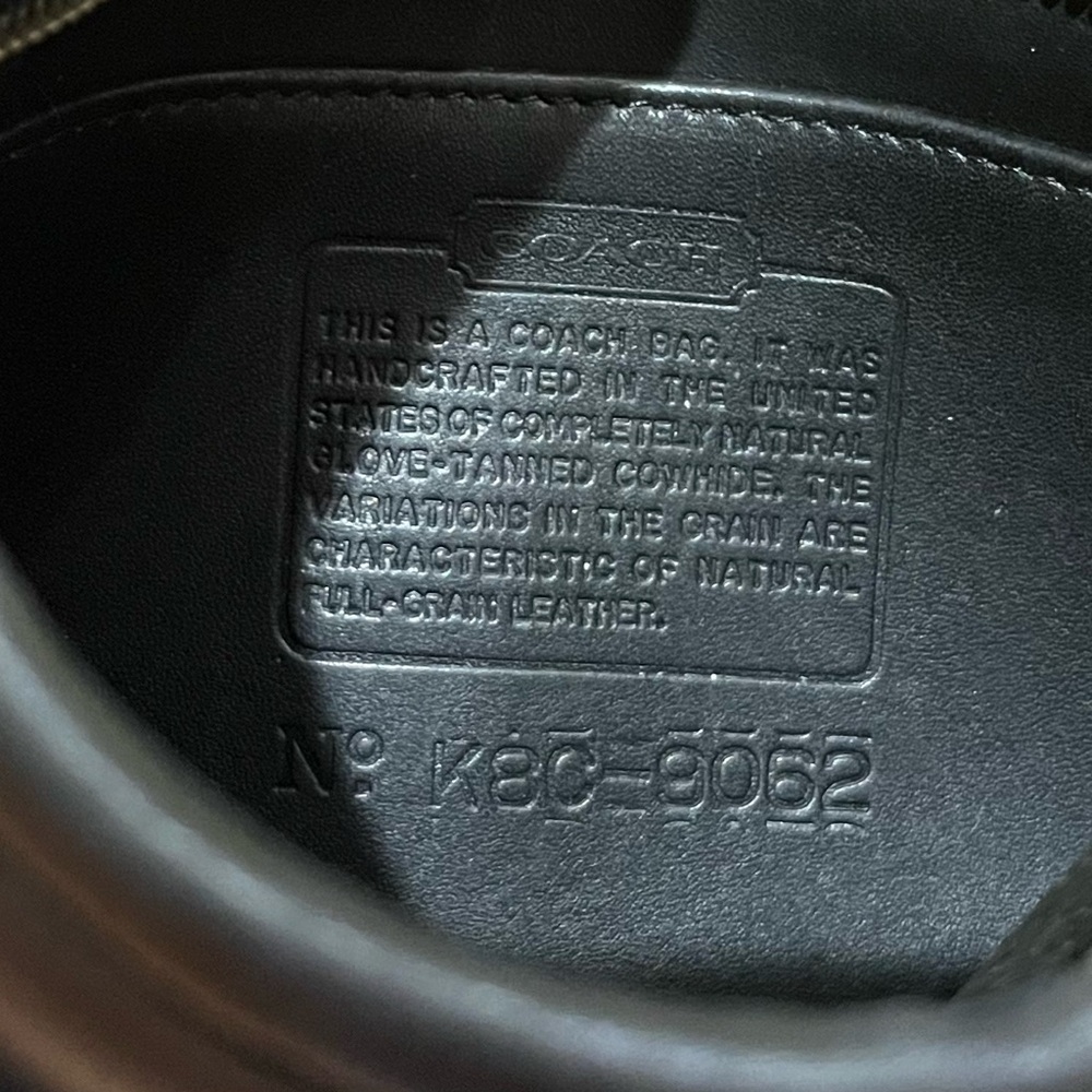 Vintage Coach Mambo Black Crossbody Bag #9062 - Picture 10 of 10